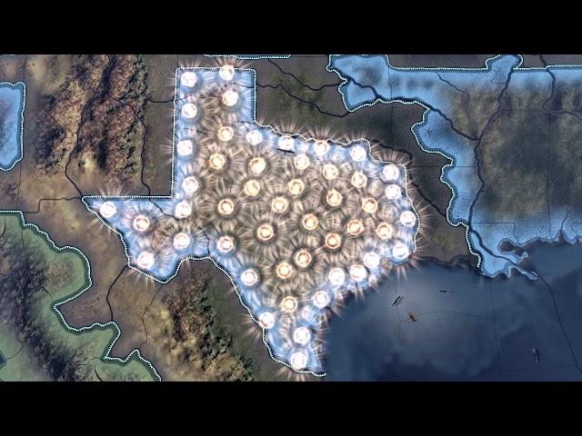 Nuking ALL of Texas in Hearts of Iron IV