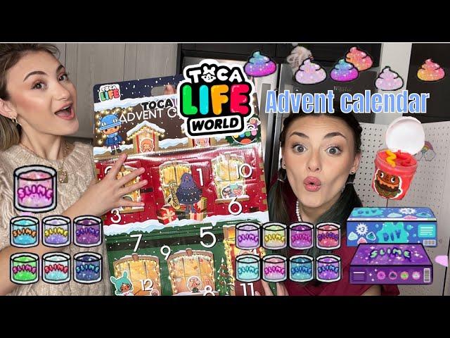 TOCA BOCA SLIME SURPRISE ADVENT CALENDAR! *Toca Boca Unboxing*