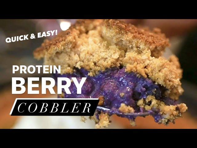 My Pre-Workout Meal  Berry Cobbler Recipe