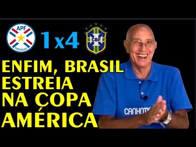 CALMA AÍ, GALERA! BRASIL GOLEIA A FRACA SELEÇÃO PARAGUAIA! COPA AMÉRICA 2024