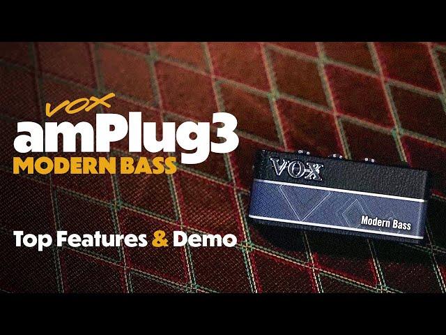 VOX amPlug3 Modern Bass Headphone Amplifier: Top Features & Demo
