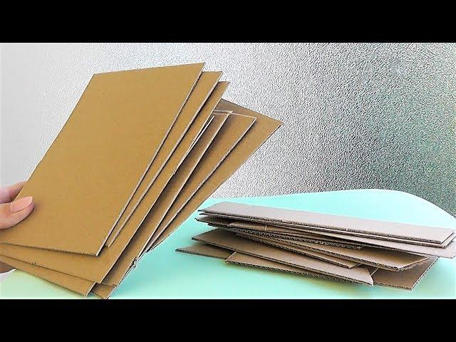 6 cardboard IDEAS