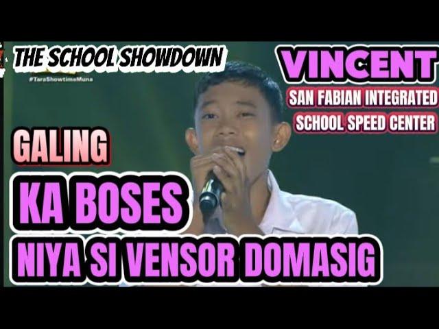 THE SCHOOL SHOWDOWN DAILY CONTENDER | VINCENT | #showtimelive  #tawagngtanghalan MAY 20 2024