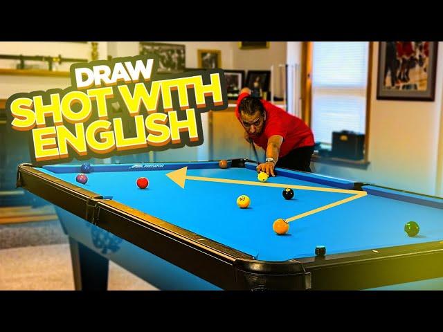 How to Shoot a Draw Shot Like a Pro - 5 MUST HAVE SHOTS (Pool Lessons)