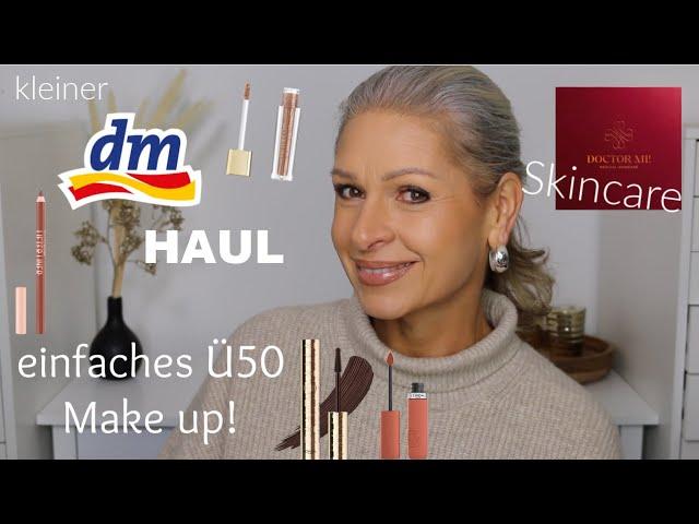 DM Haul TRY ON und neue Gesichtspflege getestet ! Ü50 2024 I Mamacobeauty