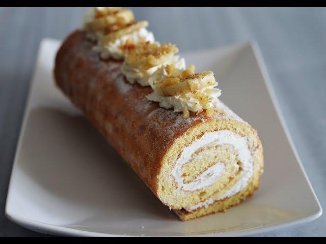 طرز تهیه رولت خامه ای به سبک قنادی | Best Cream Swiss Roll Recipe - Eng Subs