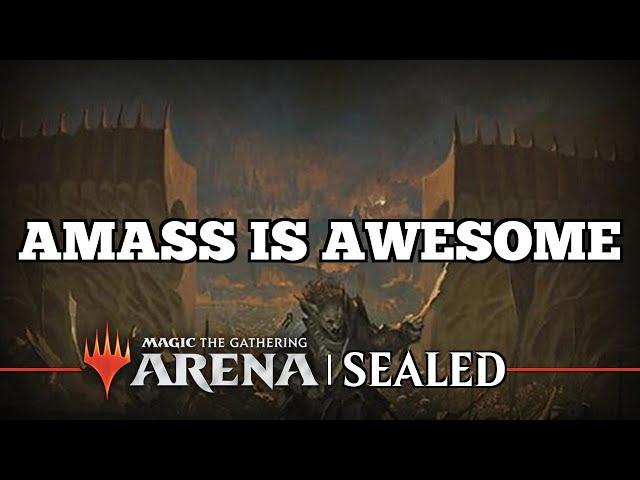 AMASS IS AWESOME | Lord of the Rings: Tales of Middle-earth Sealed | MTG Arena | Twitch Replay