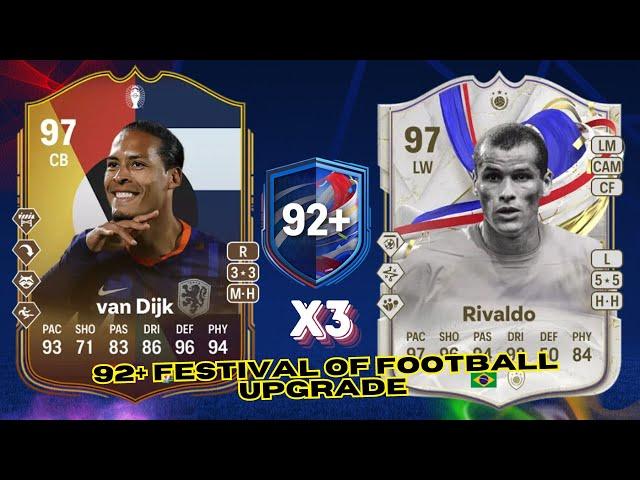 92+ Festival of Football Upgrade x3 !!! |  FC 24