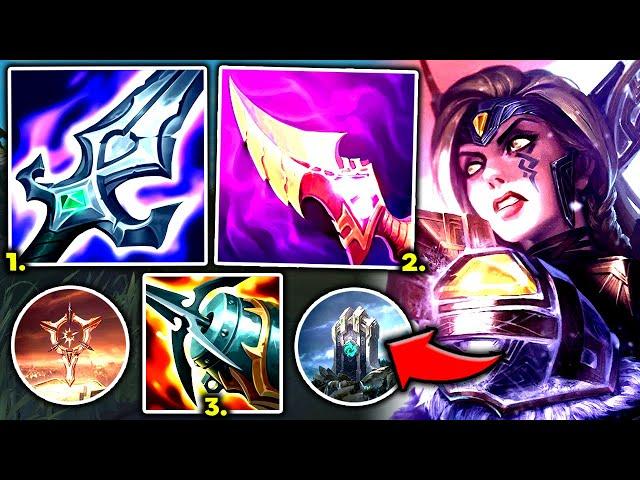 KAYLE TOP ON-HIT BUILD NEEDS NO TEAM LATE-GAME (1V9 BUILD) - S13 Kayle TOP Gameplay Guide