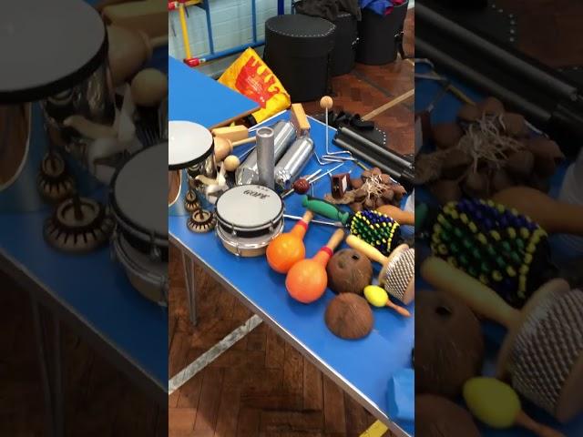 Video Drum & Percussion Workshop Instruments Set Up