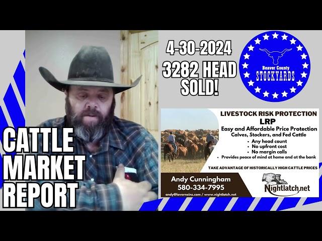 4/30/2024 - Cattle Market Report - Beaver County Stockyards