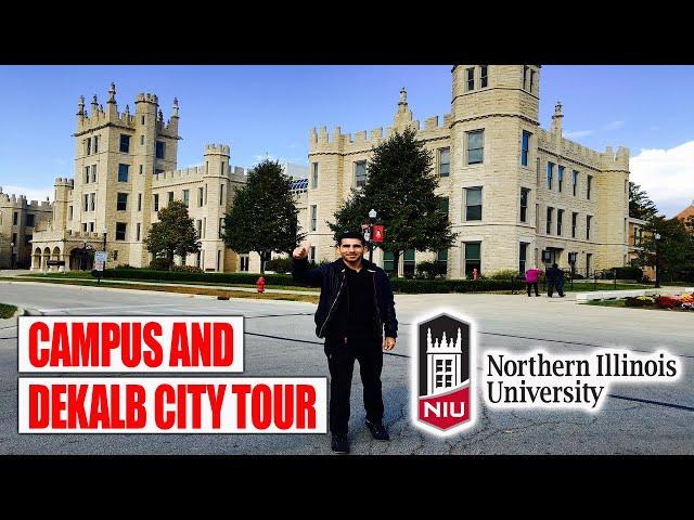 Northern Illinois University College Campus Tour and Dekalb City Tour #dekalb #niu #illinois