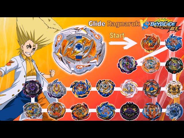 【Glide Ragnaruk VS ALL Beyblade Burst Sparking Marathon Battle】 ベイブレードバースト超王 베이블레이드 버스트 슈퍼킹