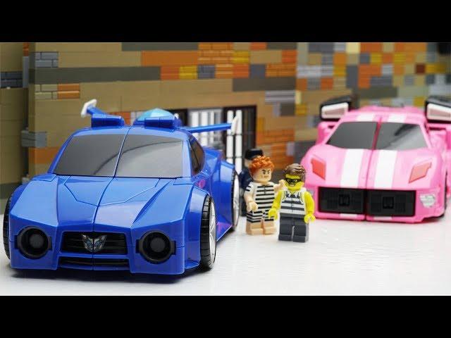 Miniforce Transformers Robot Animation! Slime Toys! Lego Prison Break & ATM Fail #BobToysreview