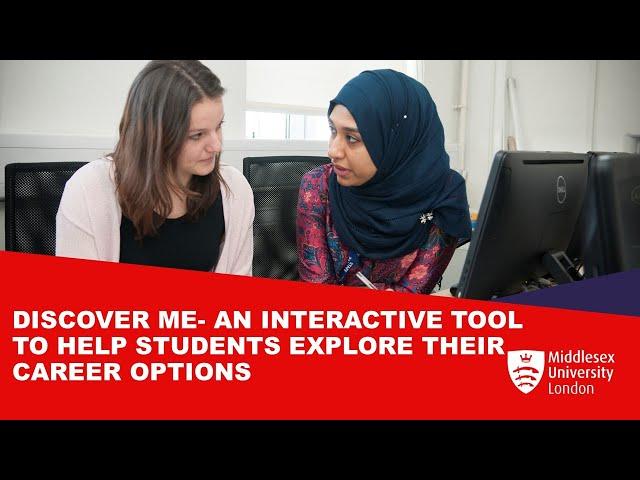 Discover Me – an interactive tool to help students explore their career options