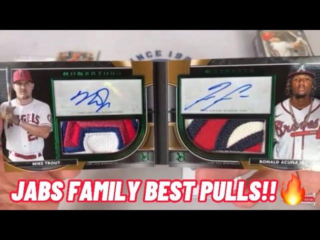 10 MINUTES OF THE BEST PULLS ON @JabsFamily!! Trout, Ohtani, Acuna, Wander and more!! #jabsfamily