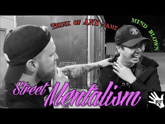 RIDICULOUS MIND READING - He Thought of ANY Name!! | Street Magic/Mentalism