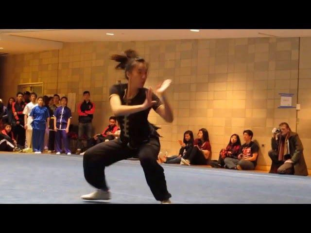 20th Wushu Collegiates- Traditional Barehand Advanced:  Tina Zhang