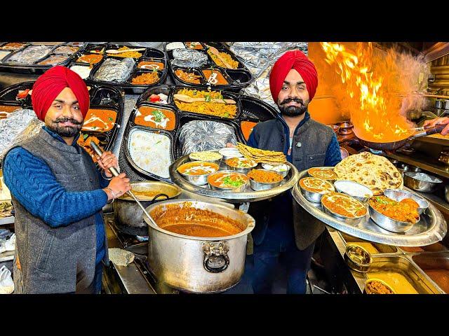 HEAVY DUTY Desi Ghee Punjabi Thali | Jalandhar Street Food | Dhaba Food | Indian Street Food