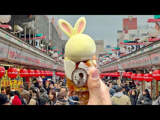 10 Amazing Japanese Street Food  Tokyo Asakusa