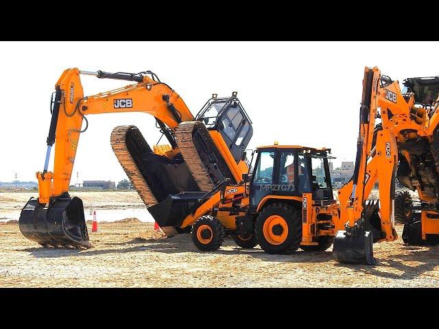 JCB 3CX ECO PRO PLUS Backhoe JS305 JS385 Excavator Demo In DUBAI