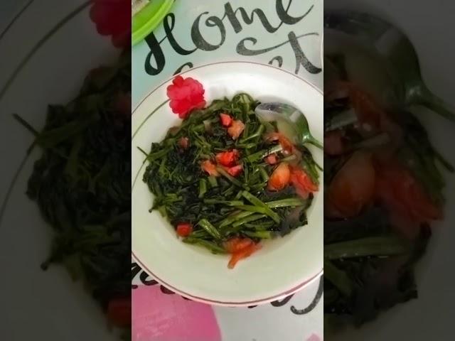 Cah Kangkung & Tumis Ikan Cumi Pedas  #fyp #vlogkeseharian #viral #masakanku #mukbang