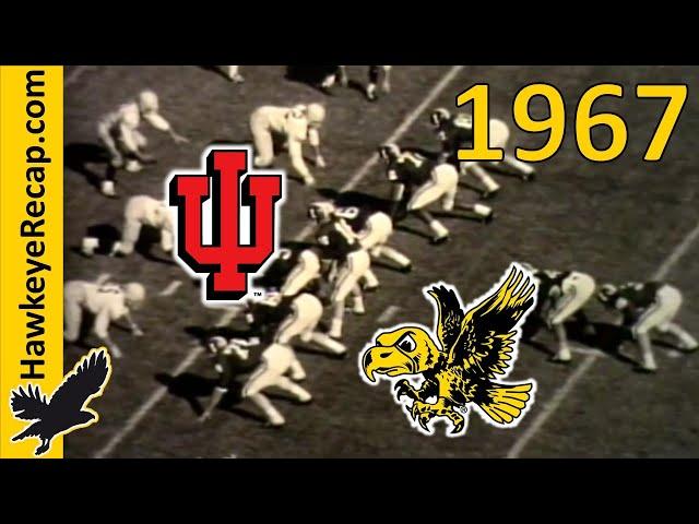 Iowa Hawkeyes @ Indiana Hoosiers College Football 10/29/1967 - Late Fake FG keeps Indiana undefeated