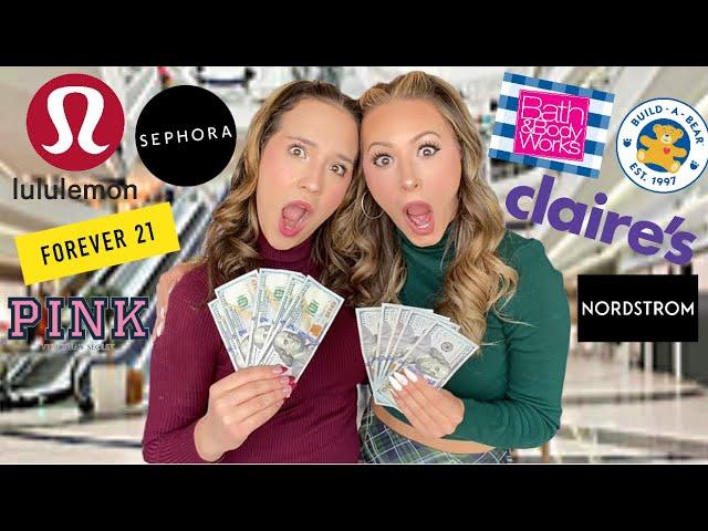 WE WENT CHRISTMAS SHOPPING AT THE MALL WITH A $1,000 BUDGET 