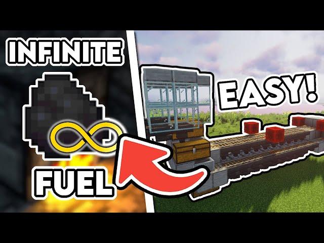 Minecraft 1.20+ Infinite Fuel Super Smelter - Easy and Efficient! 