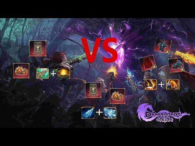 Mage vs Ranger vs Dk | Bosses who wins | Drakensang online