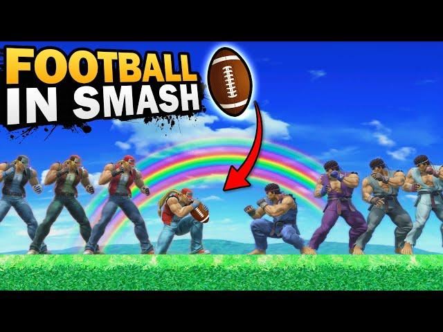 We created American Football in Smash Ultimate