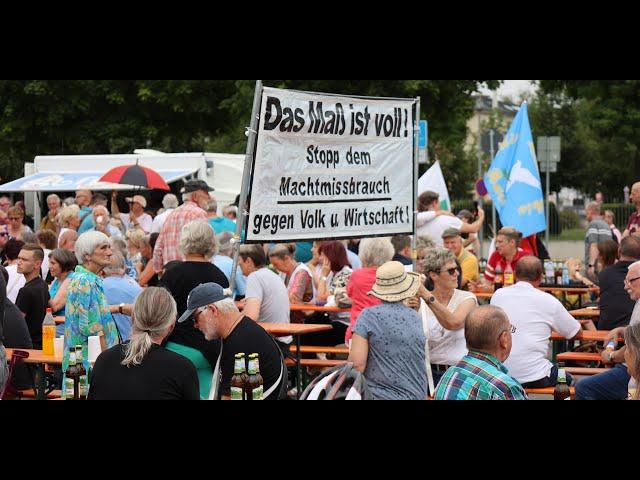 Compact Sommerfest Verbot - Elsässer Sellner Kohlmann Poggenburg - Gera 27.07.24