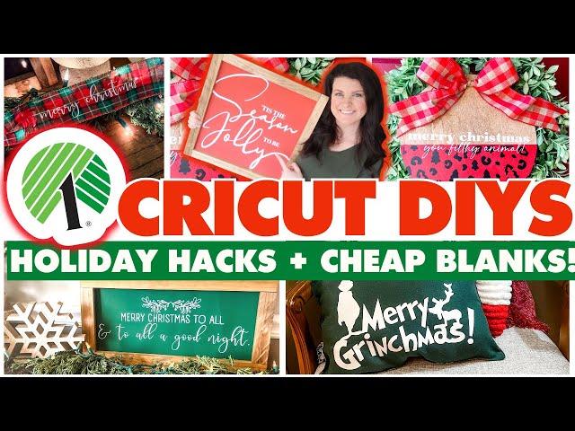  Grab these 15 Dollar Tree items to make AMAZING Christmas Cricut DIYs + Gifts 