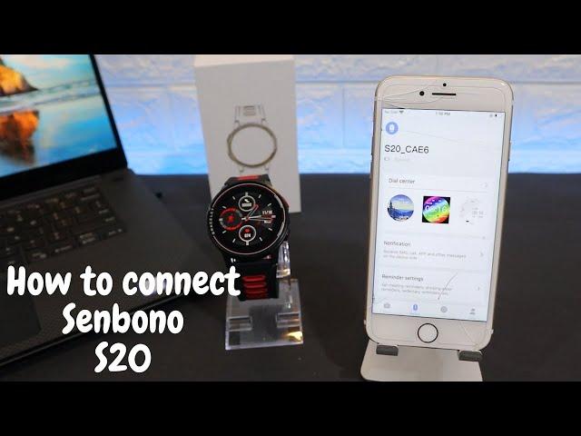 How to connect Senbono S20 with phone F Fit Android App