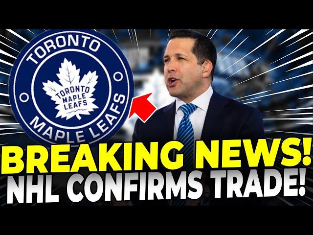 URGENT! NHL LAUNCHES BOMB! BIG TRADE UPDATE! TORONTO MAPLE LEAFS NEWS!