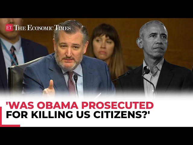 'Was President Obama prosecuted for Killing US citizens with drones?': Ted Cruz asks Ex-AG Mukasey