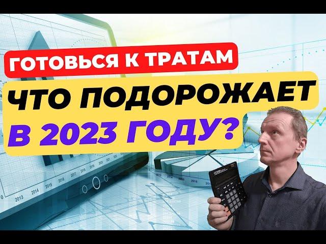 Что и насколько подорожает в 2023 году? | Инфляция в России
