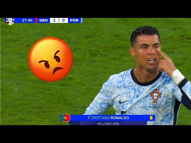 Cristiano Ronaldo vs Georgia 2024 - Loses Control... 