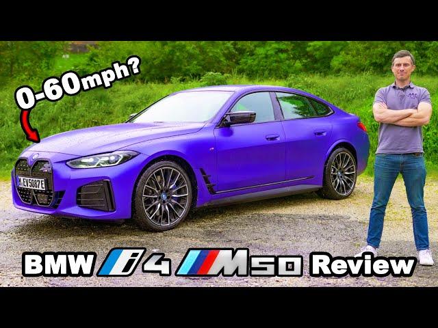 BMW i4 M50 review - quicker 0-60mph than an M3?