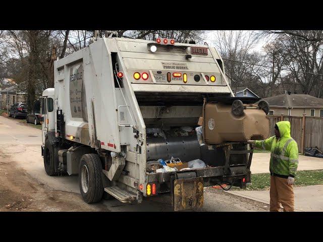 Small Nashville Pete 320 Heil Rear Loader Garbage Truck