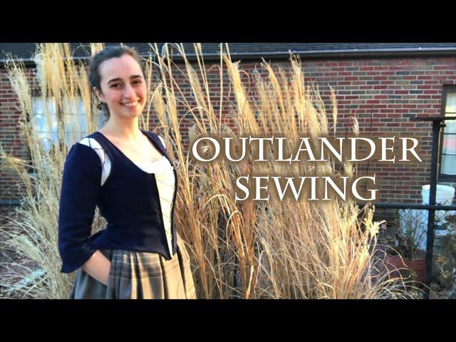 Outlander Sewing: Making Claire’s Blue Laced Jacket (and how I drafted the pattern from scratch)