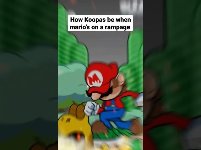 HOW KOOPAS BE ACTING #shorts #animation #mario #animememes