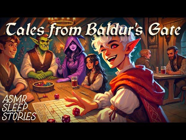 Lost Tales from Baldur's Gate | Cozy British ASMR | Dungeons & Dragons Fantasy Bedtime Stories