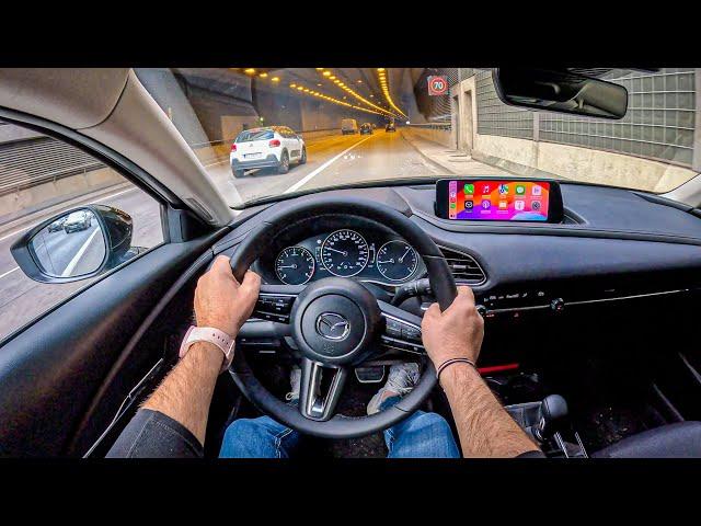 NEW Mazda CX-30 2024 [2.0 Skyactiv-X 186HP]|0-100| POV Test Drive #2044 Joe Black