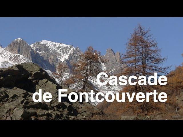 La cascade de Fontcouverte en automne