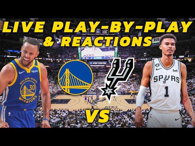 Golden State Warriors vs San Antonio Spurs | Live Play-By-Play & Reactions