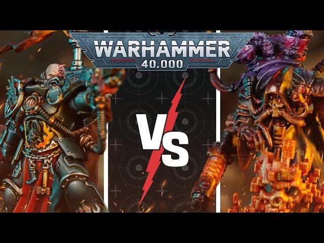 Five Player 40K Battle Report!  Space Marines vs Dark Mechanicum Hero Mode