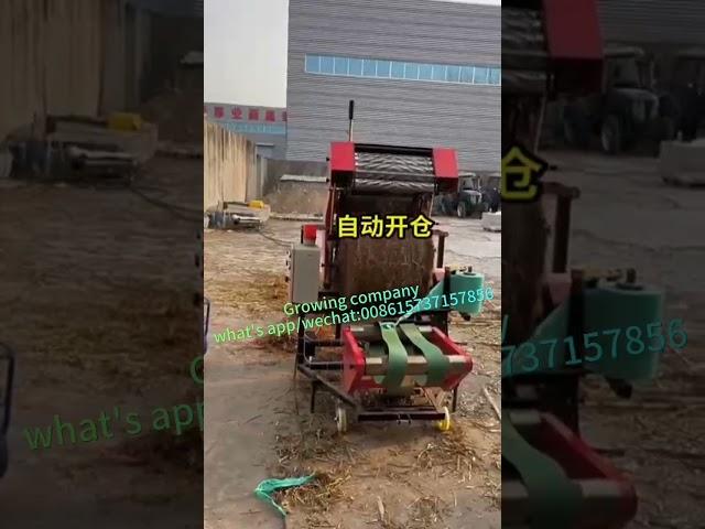 Mini Roll Baler Machine For Grass Hay Baler Straw Baling Machine