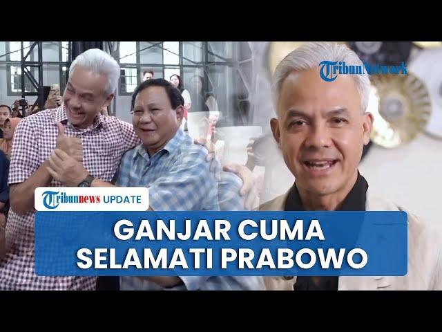 Absen Pelantikan, Ganjar Kirim Video Spesial untuk Prabowo, Tapi Tak Berikan Selamat ke Gibran