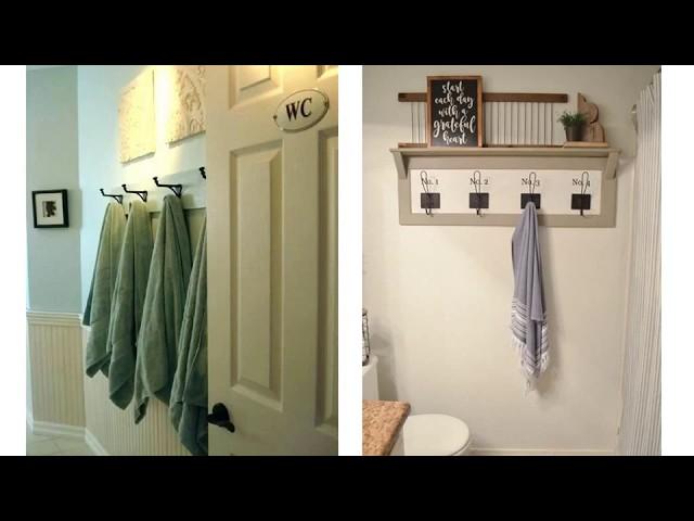 Fascinating Bathroom Towel Hooks Ideas